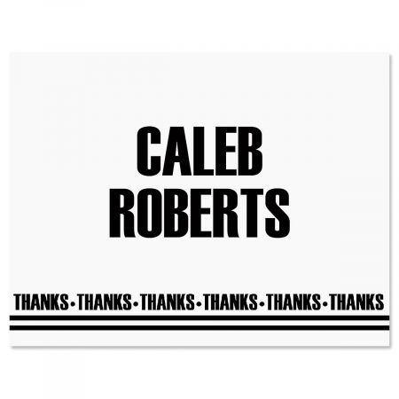 Stylin' Personalized Thank You Cards