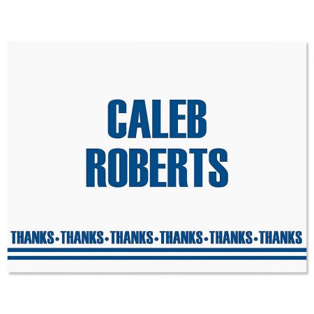 Stylin' Personalized Thank You Cards