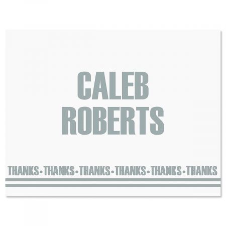Stylin' Personalized Thank You Cards