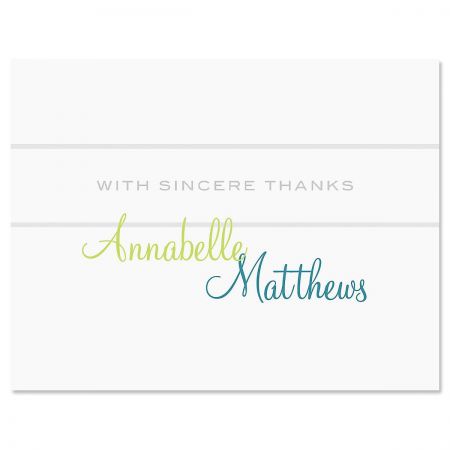 Annabelle Personalized Thank You Cards