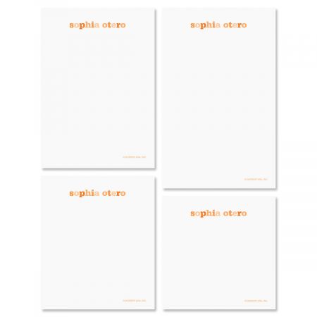 Color Wash Personalized Notepad Set