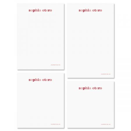 Color Wash Personalized Notepad Set