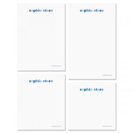 Color Wash Personalized Notepad Set