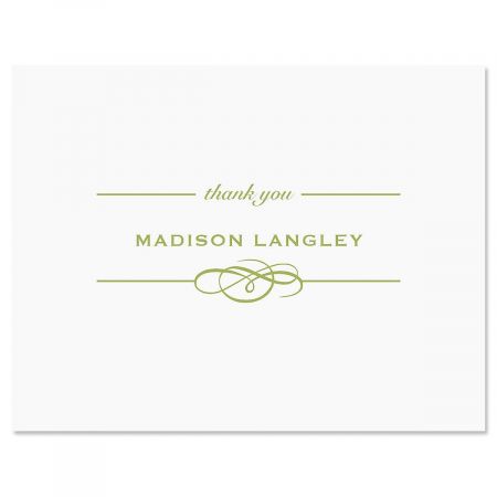 Distinction Personalized Thank You Cards