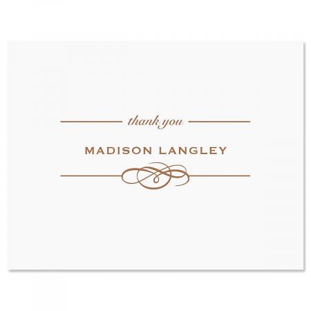 Distinction Personalized Thank You Cards
