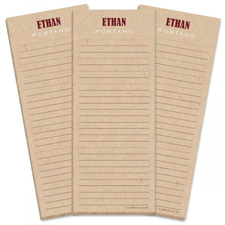 Handspun Lined Shopping List Pads