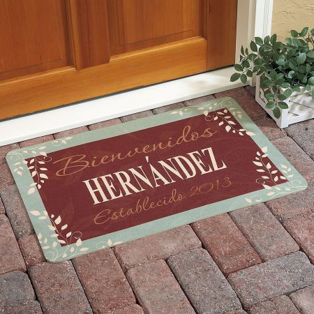 Bienvenidos Establecido Doormat