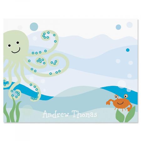 Octopus Correspondence Cards