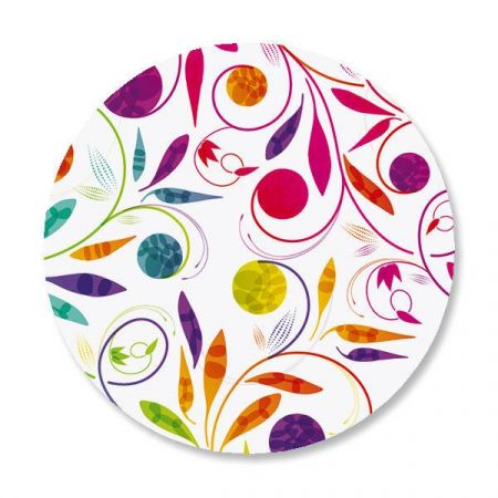 Color Swirl Envelope Sticker Seals