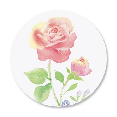 Rose Envelope Sticker Seals