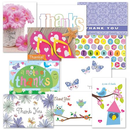 Thank You Note Cards Value Pack