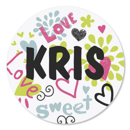 Doodle Town Big Name Personalized Envelope Seals
