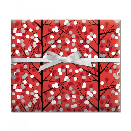 Branches & Dots Jumbo Rolled Gift Wrap