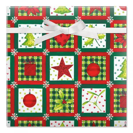 Holiday Elements Jumbo Rolled Gift Wrap