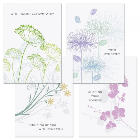 Love Remembered Sympathy Cards and Seals