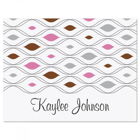 Retro Personalized Note Cards