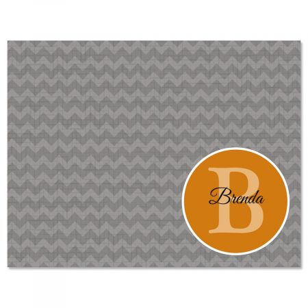 Faded Seal Personalized Note Cards