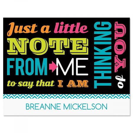 Vibrant Verse Personalized Note Cards