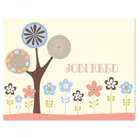 Serenity Personalized Note Cards