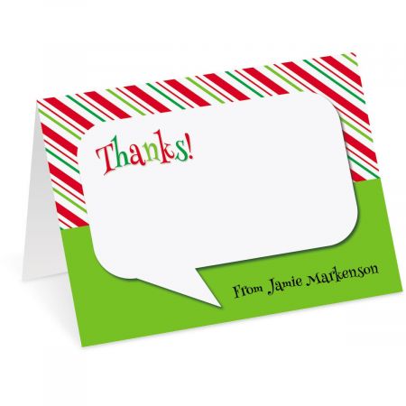 Bubble Personalized Thank You Cards