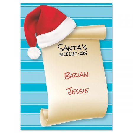Santa's Nice List Christmas Create-A-Card