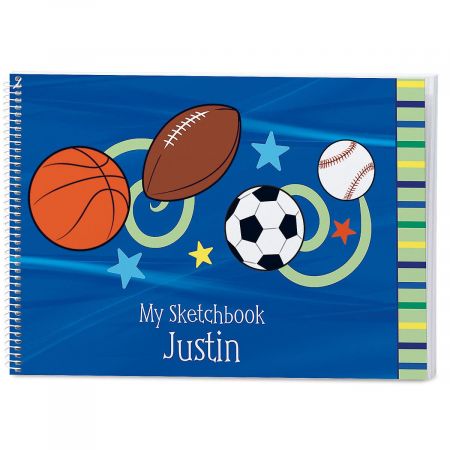 Sportsballs Personalized Sketchbook