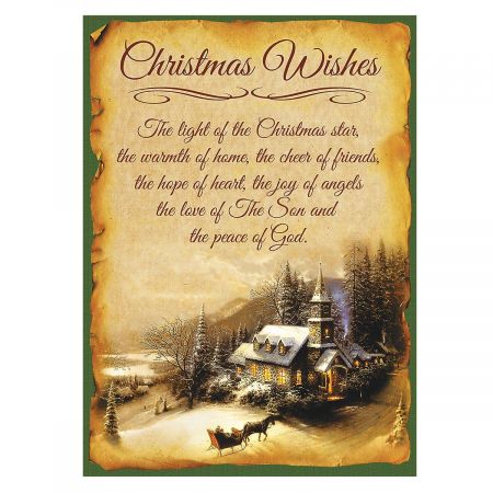 Vintage Americana Nonpersonalized Christmas Cards - Set of 18