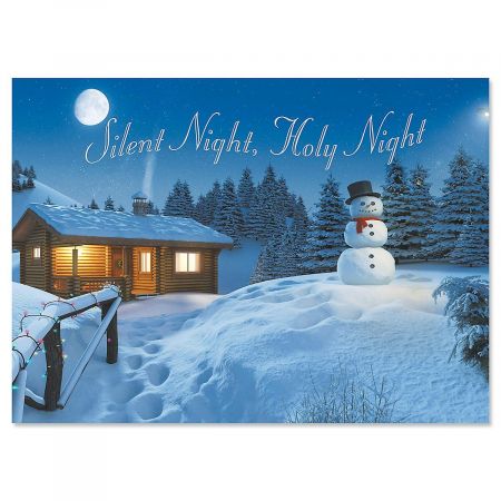 Peaceful Night Christmas Cards