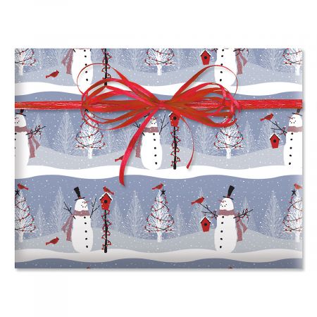 Winter Visitor Jumbo Rolled Gift Wrap