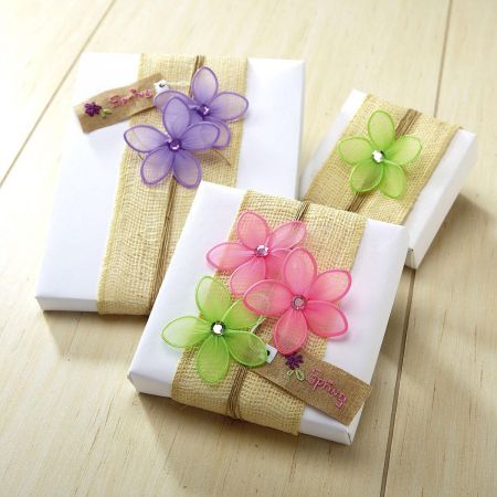 Flower Gift Wrap Decorations