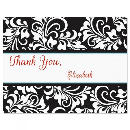 Opulent Personalized Thank You Cards
