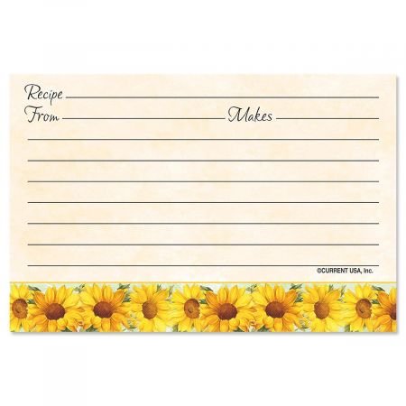 recipe cards 4x6