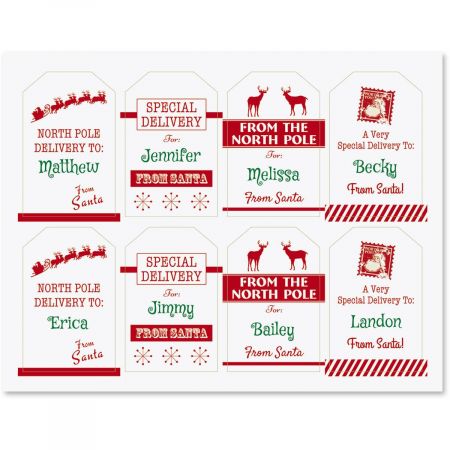 from santa gift tags current catalog