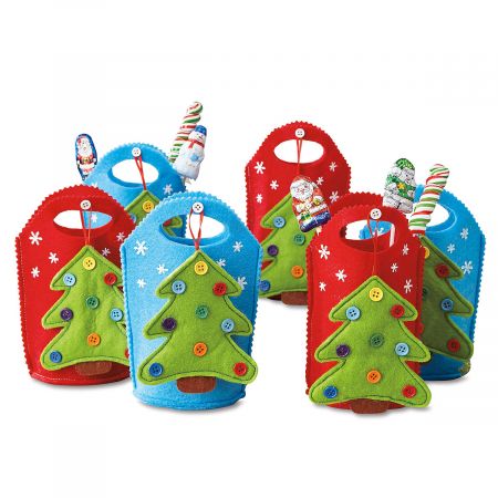 Tree Ornament Party Treat Bags