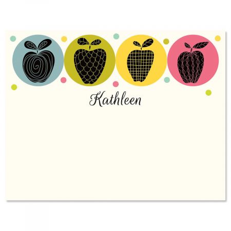 Geometric Apples Correspondence Cards
