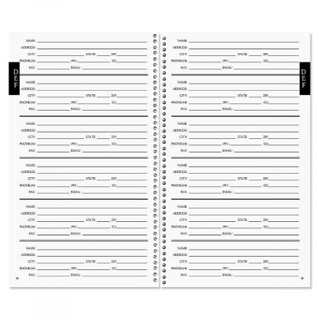 Radiance Lifetime Address Book