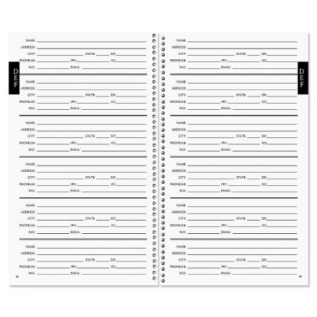 Simply Blooming Lifetime Address Book