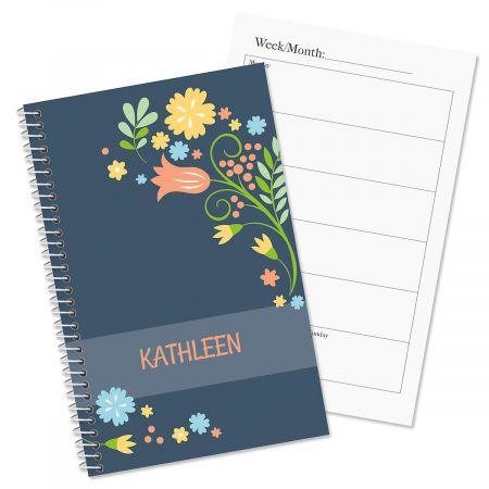 Simply Blooming Personalized Weekly Planner
