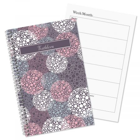 gray burst personalized weekly planner current catalog personalized weekly planners