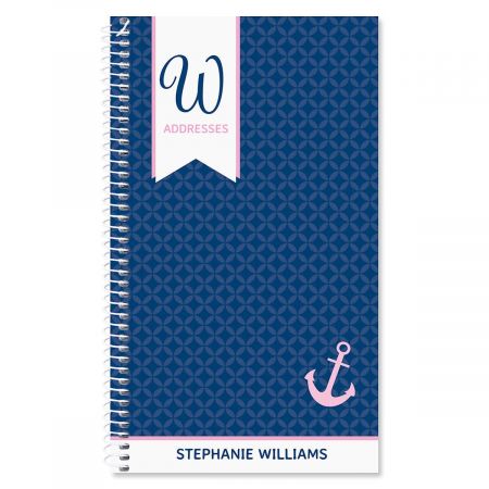Ribbon Monogram Lifetime Address Book