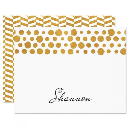 Dots Personalized Note Cards