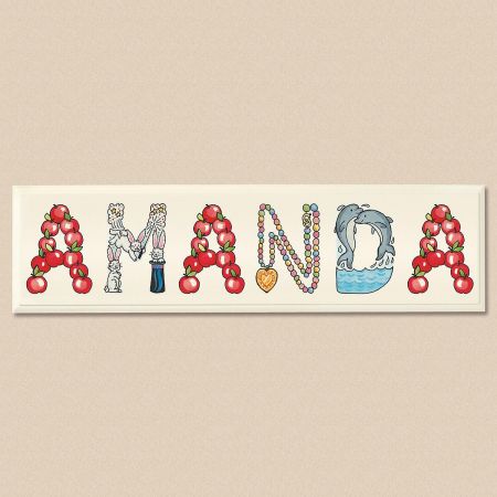 Character Letter Plaque For Girls