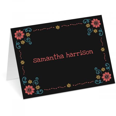 Slate Personalized Note Cards
