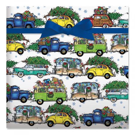 Christmas Vacation Jumbo Rolled Gift Wrap
