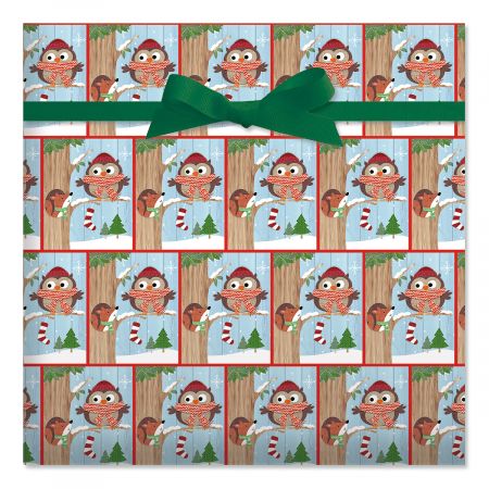 Friendly Chat Jumbo Rolled Gift Wrap