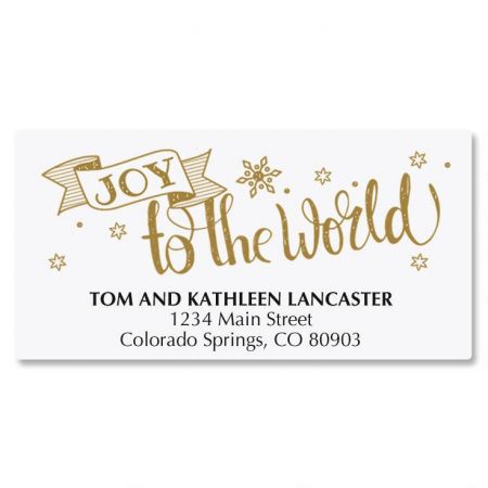 Joy to the World Deluxe Address Labels