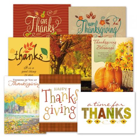 Deluxe Thanksgiving Card Value Pack