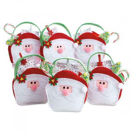 Santa Face Treat Bags