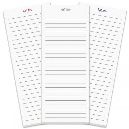 Elegant Lined Shopping List Pads