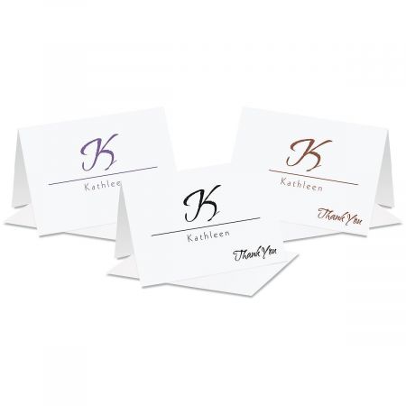 Inspirational Personalized Thank You Note Cards